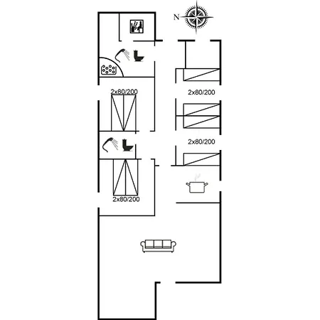 Dix - 900m From The Sea By Interhome Casa vacanze Blåvand